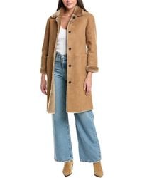 AllSaints - Serra Reversible Shearling Coat - Lyst