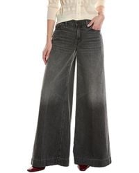 Mother - The Mid-Rise Headliner Heel Well Done Wide Leg Jean - Lyst