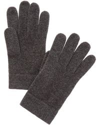 Portolano - Plain Jersey Cashmere Tech Gloves - Lyst