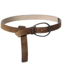 Brunello Cucinelli - Suede Belt - Lyst