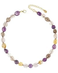 Rachel Reinhardt Jewelry - Gemstone Silk Knotted Necklace - Lyst