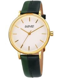 August Steiner - Leather Watch - Lyst