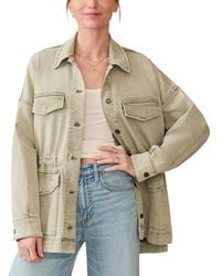 Faherty - Sunwashed Denim Utility Jacket - Lyst