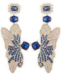 Eye Candy LA - The Luxe Collection Cz Butterfly Statement Earrings - Lyst