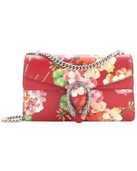 Gucci - Leather Dionysus Bag Blooms Print Small (Authentic Pre-Loved) - Lyst