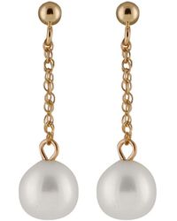 Splendid - 14k 7-8mm Freshwater Pearl Drop Earrings - Lyst