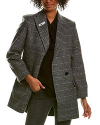 Zadig & Voltaire Marcovy Wool-blend Coat - Gray