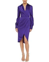 THEIA - Stephanie High-Low Dress - Lyst