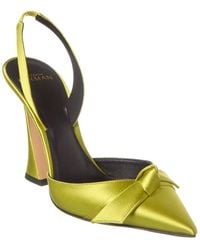 Alexandre Birman - Clarita Bell 100 Slingback Satin Pump - Lyst
