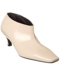 TOTEME - Leather Bootie - Lyst