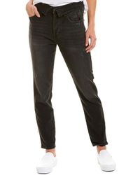 Pistola Nico Shadows High-rise Mom Cut - Black