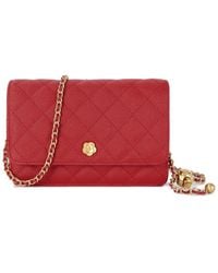 Tiffany & Fred Paris - Quilted Caviar Leather Crossbody - Lyst
