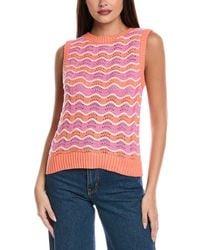 Isla - Chloe Wave Stripe Vest - Lyst