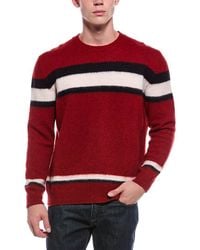 Slowear - Virgin Wool Stripe Crewneck Sweater - Lyst