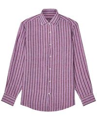 Robert Talbott - Morgan Multi Check Linen Shirt - Lyst