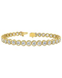 Lab Grown Diamonds - 14K 10.89 Ct. Tw. Lab-Grown Diamond Tennis Bracelet - Lyst