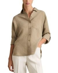 Reiss - Dinah Woven Button Front Shirt - Lyst