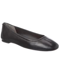 Stuart Weitzman - Tammy Leather Ballet Flat - Lyst
