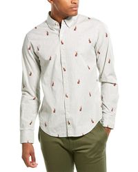 Bonobos Washed Slim Fit Woven Shirt - Gray