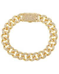 Eye Candy LA - Suzy Cuban Link Cz Stackable Bracelet - Lyst