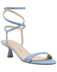 Stuart Weitzman - Nudist Wrap 50 Denim Sandal - Lyst