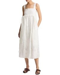 Vince - Fil Coupe Mixed Media Dress - Lyst