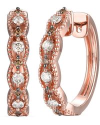 Le Vian - Le Vian 14k Rose Gold 0.48 Ct. Tw. Diamond Earrings - Lyst