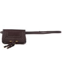 Chloé Marcie Small Leather Belt Bag - Black