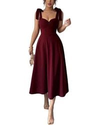 AMINA GLAM - Midi Dress - Lyst
