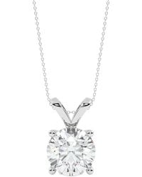Lab Grown Diamonds - 14k 1.50 Ct. Tw. Lab-grown Diamond Necklace - Lyst