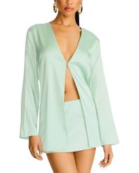 SER.O.YA - Seroya Odelia Silk-Blend Blouse - Lyst