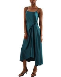 Reiss - Zoey Drape Occasion Slip Dress - Lyst