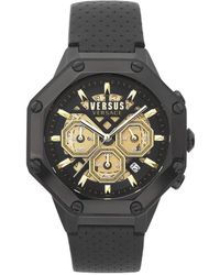 Versus Leather Versus By Versace Palestro Watch in Metallic for Men Save 1% Mens Accessories Watches 