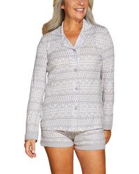 Cosabella - Bella Printed Comfort Top & Boxer Set - Lyst