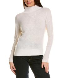 Philosophy - Slouchy Funnel Neck Cashmere Sweater - Lyst