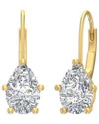 Lab Grown Diamonds - 14K 6.00 Ct. Tw. Lab-Grown Diamond Earrings - Lyst