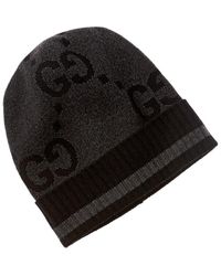 Gucci - GG Knit Cashmere Hat - Lyst