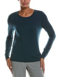 Eileen Fisher - Round Neck Slim T-Shirt - Lyst