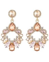 Eye Candy LA - Glass Crystal Hazel Statement Earrings - Lyst