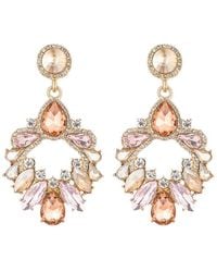 Eye Candy LA - Glass Crystal Hazel Statement Earrings - Lyst
