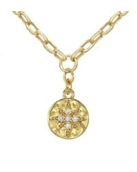 Rachel Reinhardt Jewelry - 14k Over Silver Cz Star Pendant Necklace - Lyst