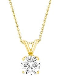 Amairah - 14K 1.00 Ct. Tw. Lab Grown Diamond Pendant Necklace - Lyst