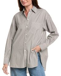 Rag & Bone - Max Stripe Boyfriend Shirt - Lyst