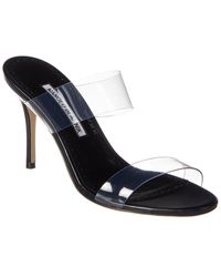 black pvc heels