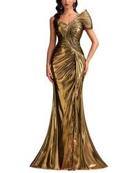 Vincent - Solid Maxi Dress - Lyst