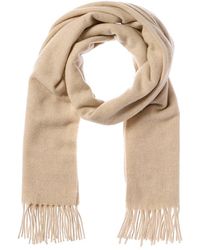 La Fiorentina - Fringe Wool Scarf - Lyst