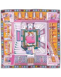 Dior - Inside 30 Montaigne Silk Scarf - Lyst