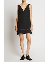 Proenza Schouler - Linen-blend Mini Dress - Lyst