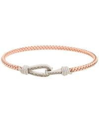 Meshmerise - 18K Vermeil 0.12 Ct. Tw. Diamond Mesh Bangle - Lyst