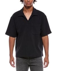 FRAME - Frame Textured Polo Shirt - Lyst
